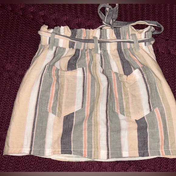 American eagle striped linen skirt - Picture 3 of 3